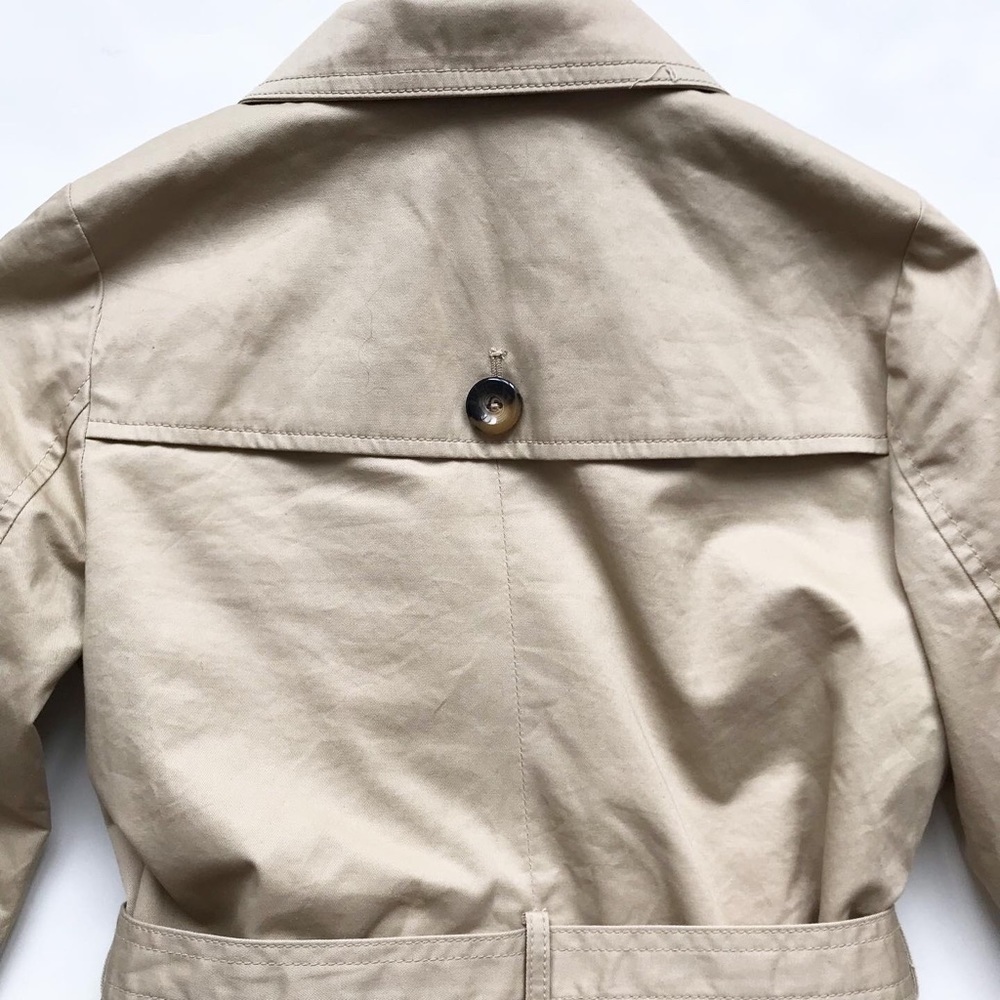Zara trench jacket VGUC - sleeve flaw 9/10Y - Picture 9 of 9